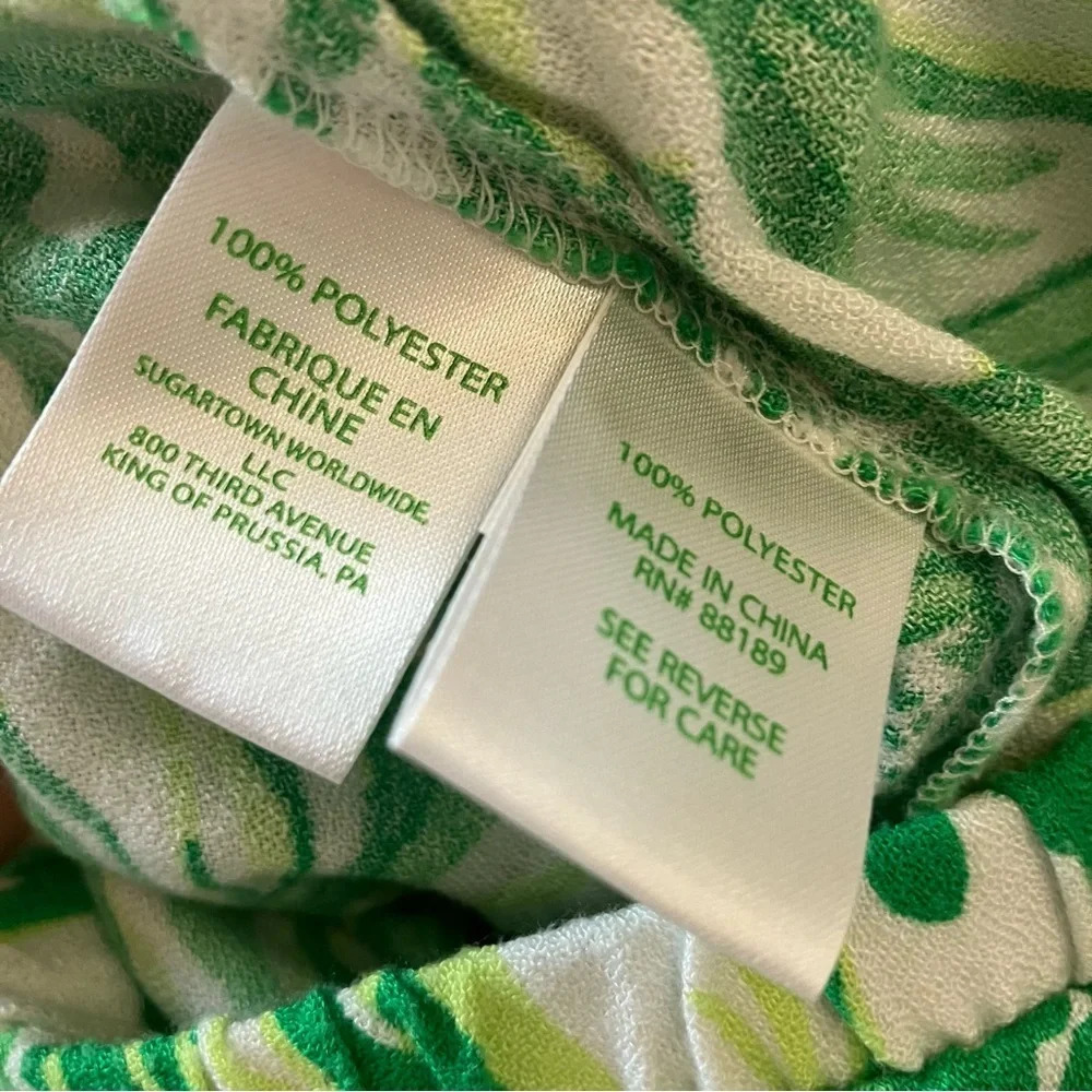 Lilly Pulitzer Ramona Skort Size 2 Mini Skirt Toucan Green Coca Loca Tropical - Picture 8 of 8